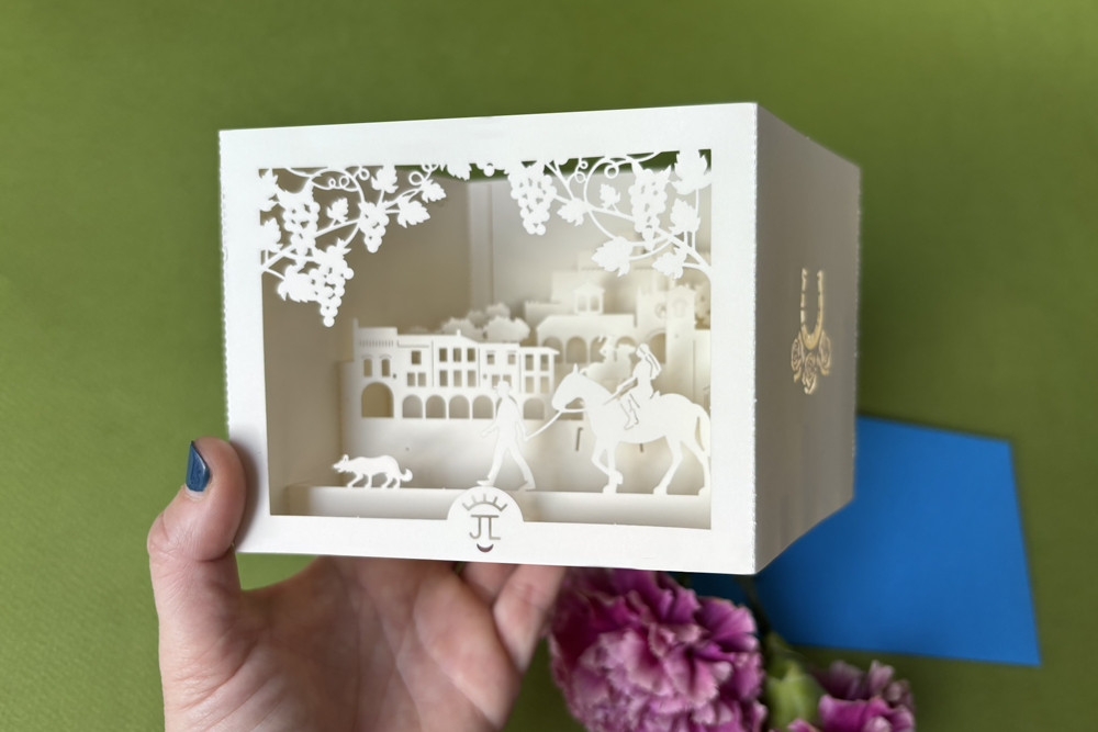 Invitación de boda original y moderna